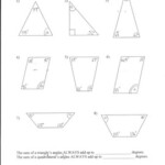 Missing Angles Worksheet Triangles And Quadrilaterals TpT