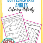 This Complementary And Supplementary Angles Worksheet Is A Coloring