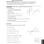 1 5 Study Guide And Intervention Angle Relationships Answers Study Poster