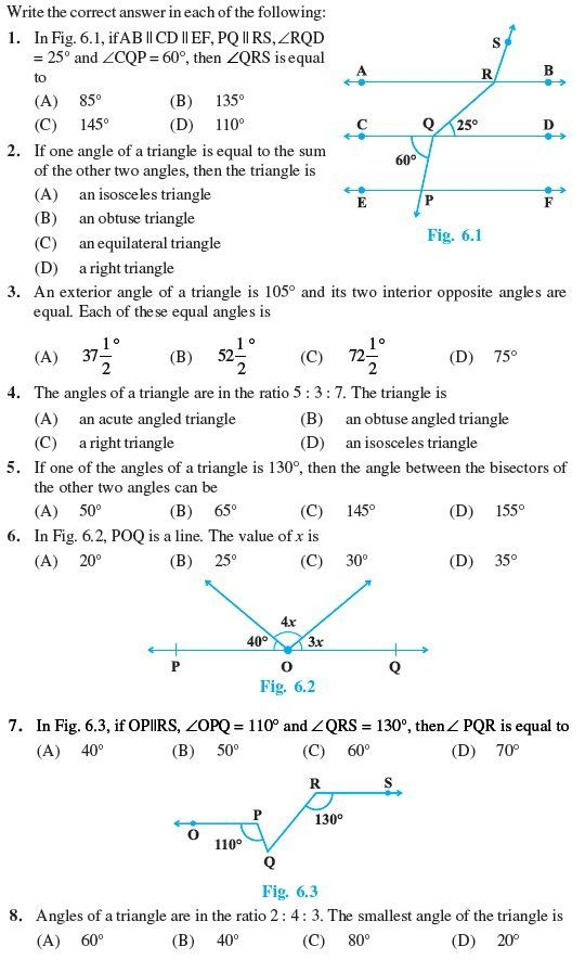 27 Lines And Angles Class 9 Worksheet You Worksheets