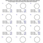 6 1 Angles Of Polygons Worksheet Answers Glencoe Geometry