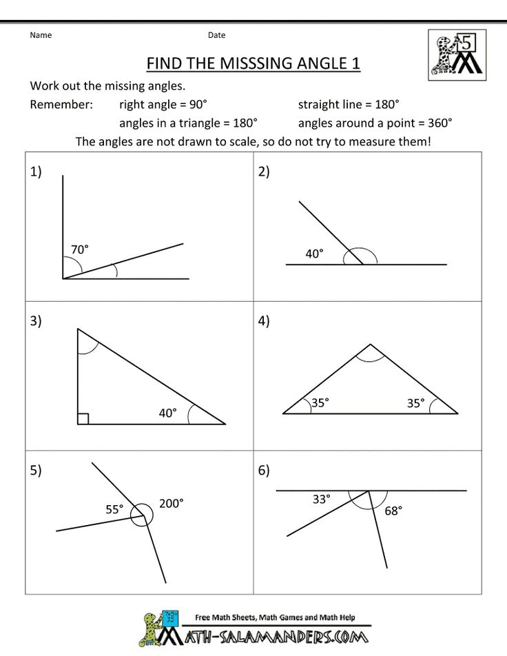 8th Grade Geometry Worksheets