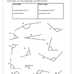 Acute And Obtuse Angles Worksheets