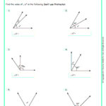 Angle Around A Point Worksheet
