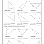Angle Relationships And Triangles Worksheet Answers