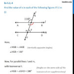 Angles In Transversal Find The Value Of X Worksheet Angleworksheets