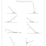 Angles On A Straight Line Worksheet