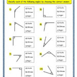 Angles Worksheet With Answer Key