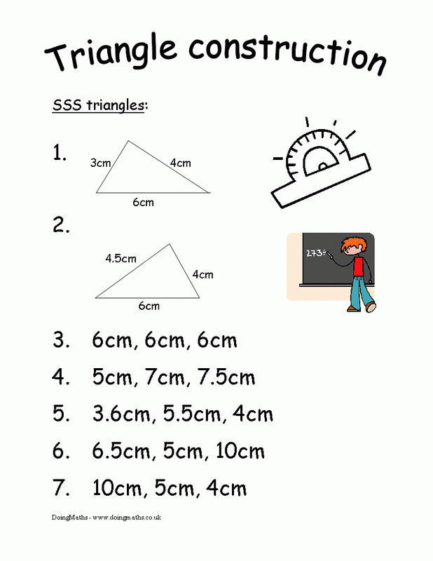  Constructing Triangles Worksheet Free Download Goodimg co