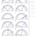 Determining Angles With Protractors Angle Worksheet With Answers