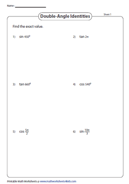 Double And Half Worksheet