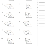 Find The Missing Angle Worksheet Onlineworksheet my id
