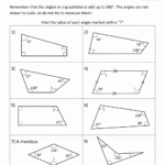 Finding Missing Angles Worksheet Answer Key Geometry Thekidsworksheet
