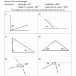 Finding Unknown Angle Measures Worksheet