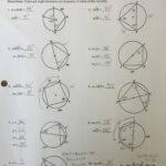 Inscribed Angles In Circles Worksheet Answers Angleworksheets