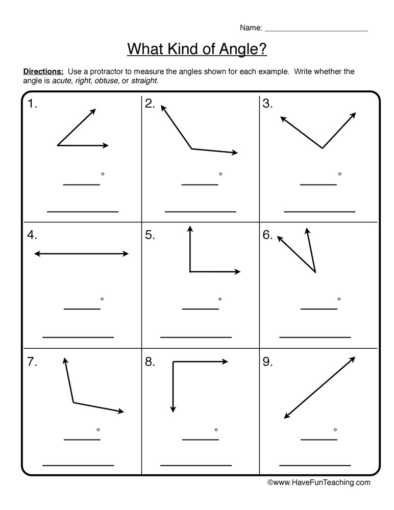 Lesson 1 3 Measuring And Constructing Angles Worksheet Answers Practice 