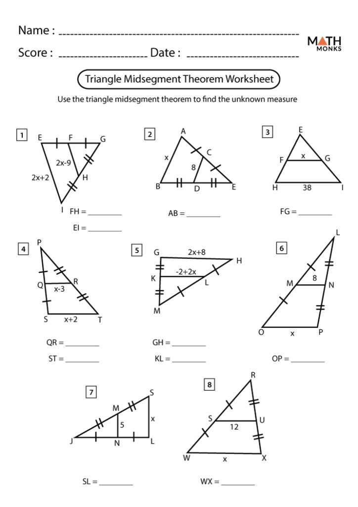 Lesson 4 The Triangle Midsegment Theorem