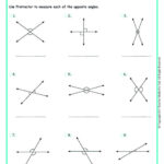 Linear Pair And Vertical Angles Worksheet