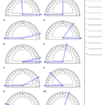 Measuring Angles Worksheet With Answers