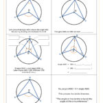 Proving Circle Theorems Angle At The Centre Worksheet Printable PDF