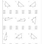 Right Triangle Trig Finding Missing Sides And Angles Worksheet Answers