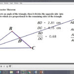 Triangle Angle Bisector Proportionality Theorem Worksheet