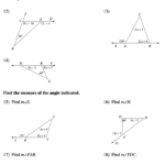 Triangle Exterior Angle Worksheets Answers Sheet 1