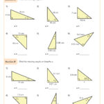 Trigonometry B Missing Angles And Lengths Worksheet Cazoom Maths