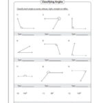 Types Of Angles Worksheet PDF Free Download PRINTABLE