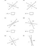 Vertical And Adjacent Angles Worksheet Pdf